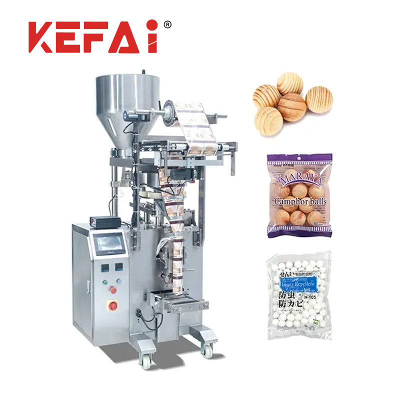 Stroj na balení granulí KEFAI se zadním těsněním