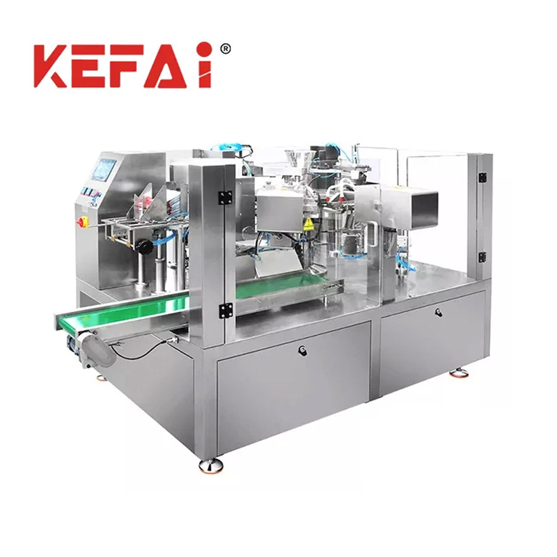 Stroj na balení předem vyrobených sáčků KEFAI